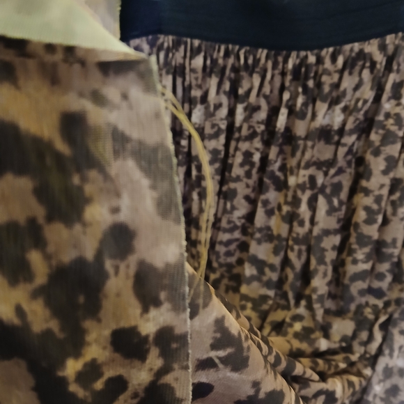Metro Wear Brown Leopard Maxi Skirt - Picture 7 of 10